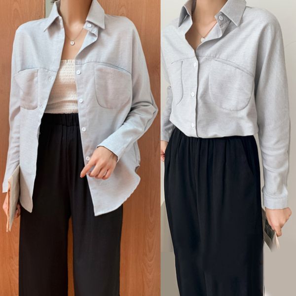 

women shirts blouse 1pc women korean popular blusas new long sleeve female, White