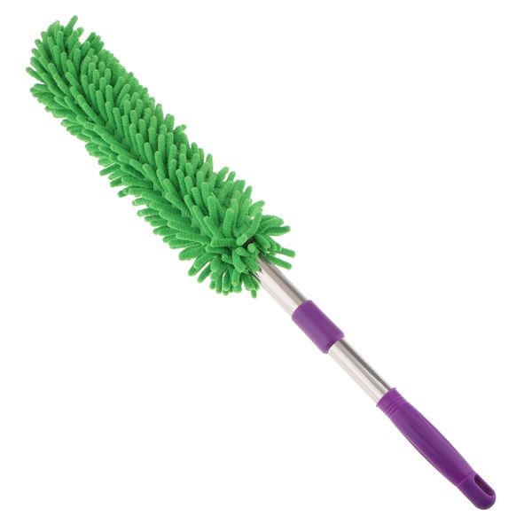 

microfiber hands duster washable dusting brush household cars cleaner green