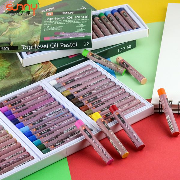 

12/18/36/50 colors level pastel chalks oil painting stick crayon graffiti pen pastel colors