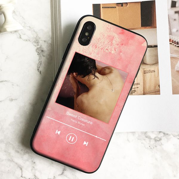 

fundas luxury music play phone case for iphone 11 pro xs max xr 8 7 6s plus 5 se case soft black tpu silicone cover.