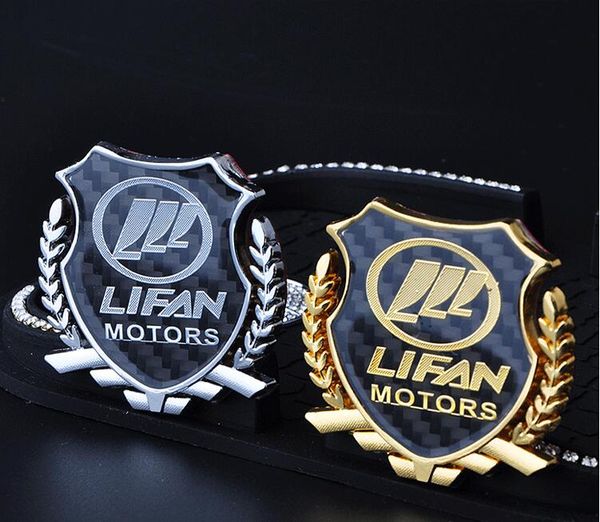 

2pcs lifan refinement 3d logo emblem badge graphics decal car sticker