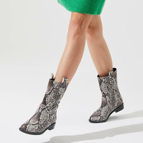 

flo ramsey21z skin brown women 's boots butigo, Black