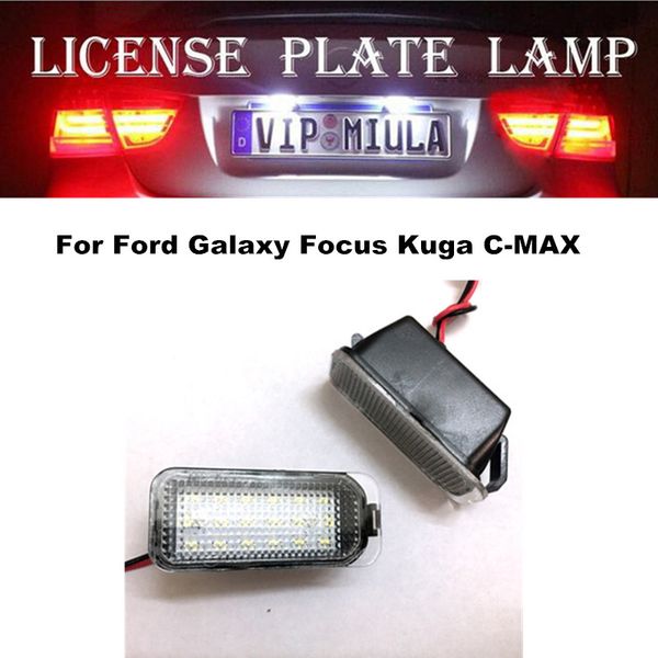 

Фонарь освещения номерного знака для Ford Galaxy Focus Kuga C-MAX Белый цвет Автомобильные ак