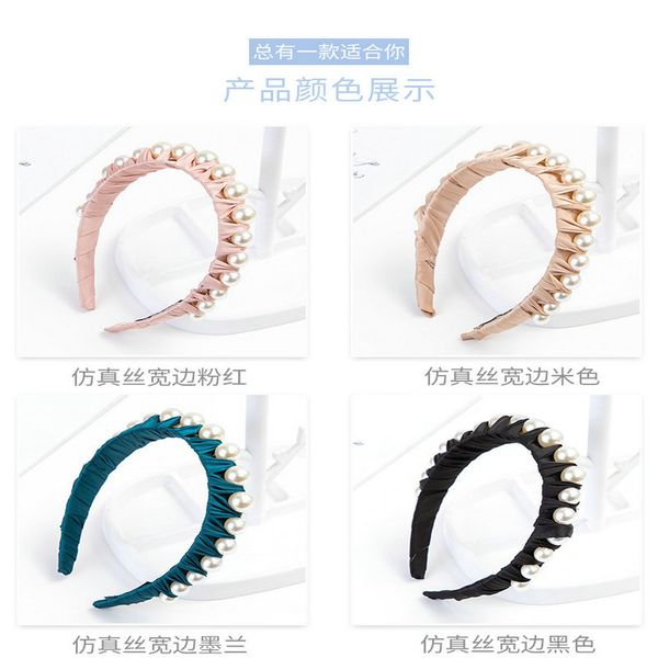 

пеѬонализиѬованне Ѭежђий оголове pearl воло bands ил ободки alice гѬђппа cerchie, Black;brown
