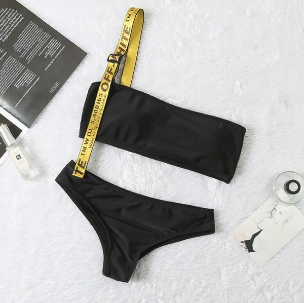 

2129 купальники женщины бикини установить бюстгальтер sexy высокой талией бикини 2 купальник женский solid color пляжная summer swim suit, White;black