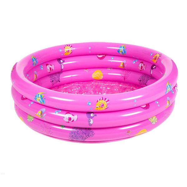 

portable three rings trinuclear baby inflatable pool swimming paddling pool disk bath tub with pump bathtub s/m/l