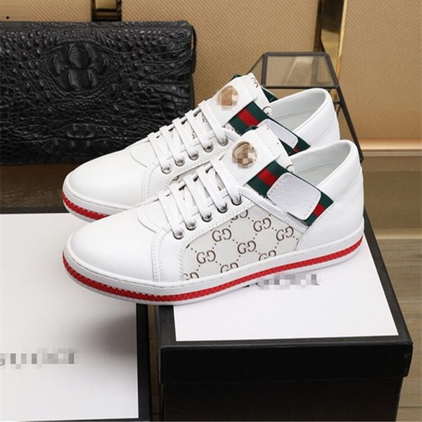 

fashion men women casual shoes luxuries design sneakers shoes genuine leather bee embroidered size 38-44, Black