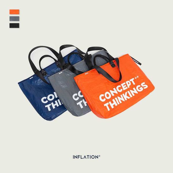 

inflation 2019 fashion streetwear pe woven bag shopping shoulder bag large capacity ladies pe woven handle 262ai2019