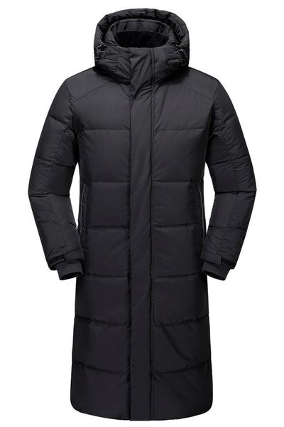 

2019 winter men down coat fashion classic down jacket parka men's casual business men's thickening warm coat, Black