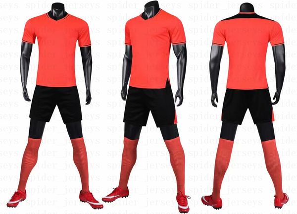 

2019 New Men's Sports Football uniform 2018 DIY Customized Putuan Training Suit Breathable Short Shirt 5659552658