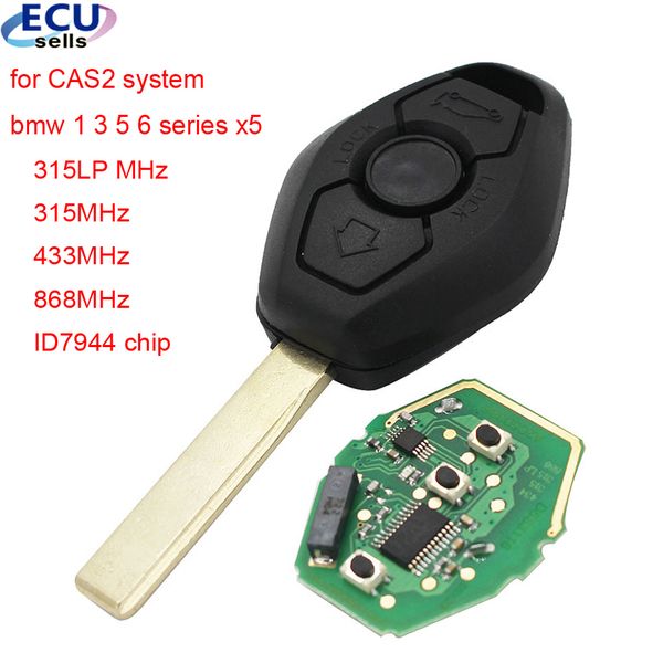 

3 buttons 315lp mhz / 315mhz /433mhz /868mhz remote key with id7944 id46 chip for cas2 5 series e46 e60 e83 e53 e36 e38