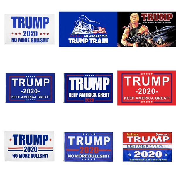 

2020 donald trump american flag keep america great banner flags for usa president 90*150cm with flagstaff #720