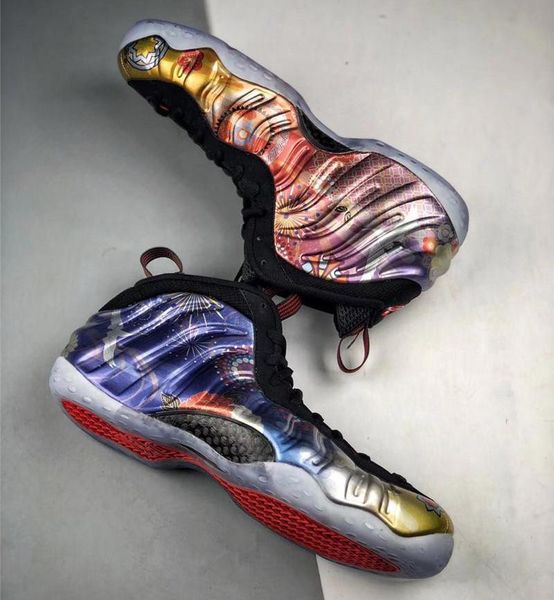 

2020 est foam lny lunar new year 2020 penny hardaway one men basketball shoes real carbon fibre outdoor sneakers size 5 -13