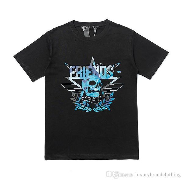 

2020 новый vlones mens конструктора одежды футболка brand man женщины tshirts моды t shirt de luxe summer футболки высокого качества хип-хоп, White;black