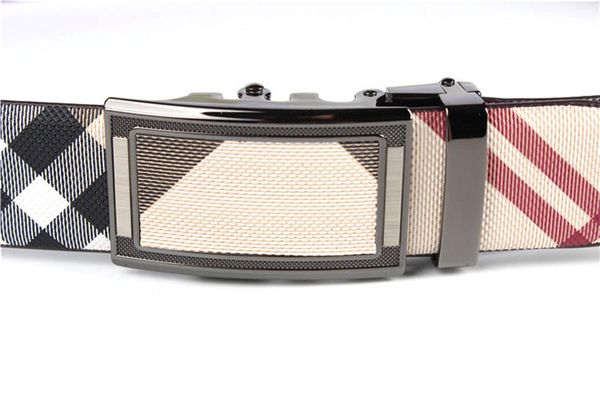 

new fashion mens belts luxury ceinture automatic buckle genuine leather belts for men women waist belt, Black;brown