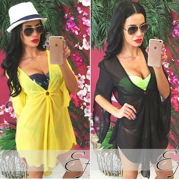 

women bikini tunic beach cover ups swimwear bathing summer suit beach dress