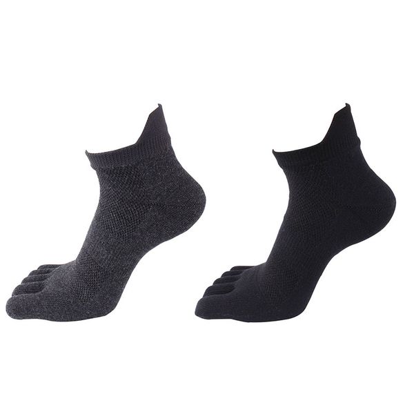 

5 pairs fashion men funny socks five fingers separate toe socks comfortable gifts for men calcetines hombre calcetines hombre, Black