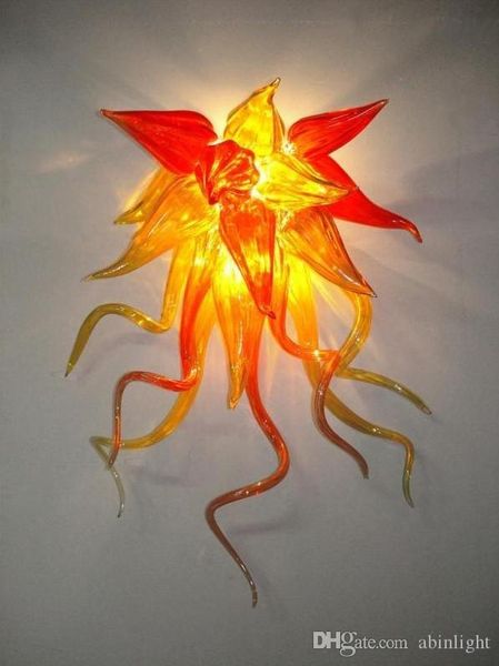 

Mini Size and Cheap Hand Blown Glass Pretty Wall Lamps Modern Crystal Art Wall Sconce CE UL Certificate Smart Glass Wall Art