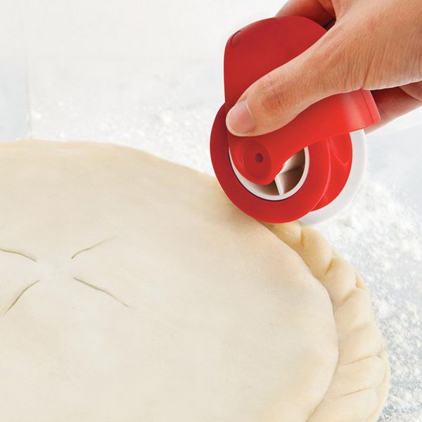 

pizza pie pastry crust diy manual noodles cutter knife home kitchen baking tool it is rust-proof light weight for control shaft