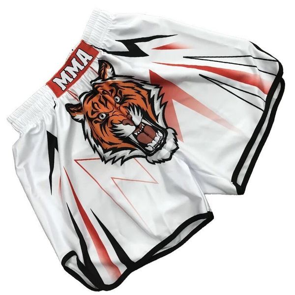 

fierce print kick boxing shorts rashguard shorts crossfit muay thai sport fisting kickboxing training trunks, Blue
