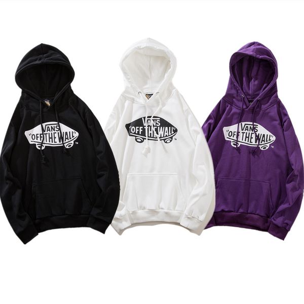 

20 / vans италия дизайнер мужского толстовка пилот мода марки улица письмо высокого качества фуфайка мир с длинным рукавом продажи балахона, White;black