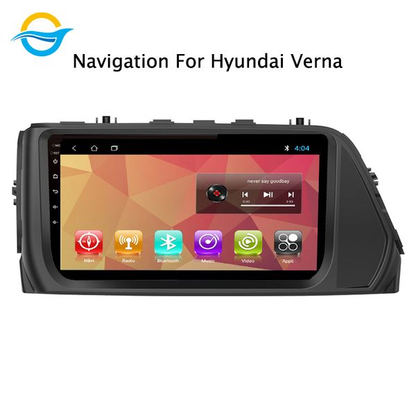 

автомобиль радио мультимедиа видео плеер навигации gps android 8,1 9 дюймов поддержка mirror link forhyundai verna2014-2018 автомобиля dvd