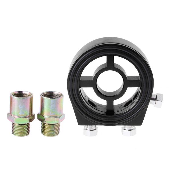 

car 1/8 npt universal aluminum oil filter cooler sandwich adapter plate kit car styling
