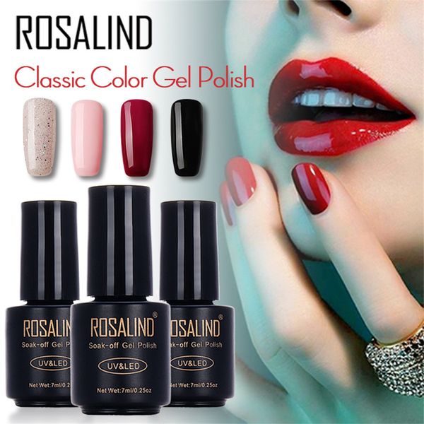 

rosalind 1323-1465 nail polish 7ml nail gel polish uv led art gel lacquer macaron semi permanent extension