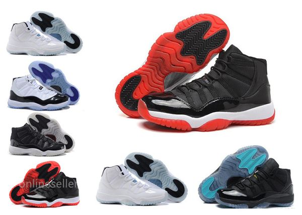 

designer 2020 bred concord gamma blue space jam gym red infrared legend blue varsity red 11 11s men basketball shoes women sneakers