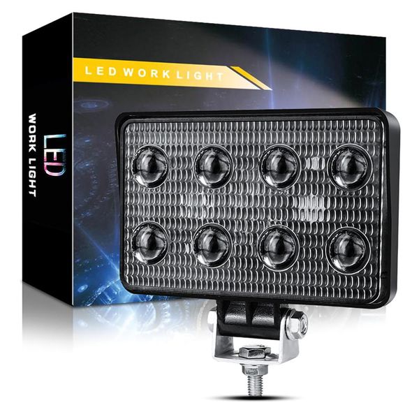 

54w 18led work light lamp flood beam for motorcycle suv boat offroad truck atv 6000k work light bar headlight driving lamp