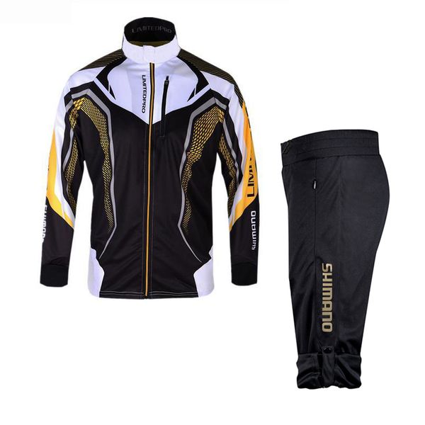 

2020 new hiking fishing clothing sets men breathable upf 50+ uv protection outdoor sportswear suit summer fishing shirt pants, Gray;blue