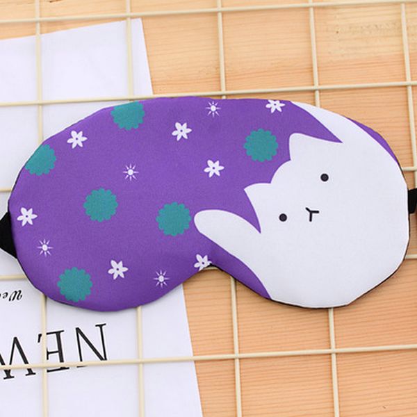 

glow bright cartoon sleep eye mask flamingo cartoon ice compress cubrebocas eyepatch massage relax gifts valel
