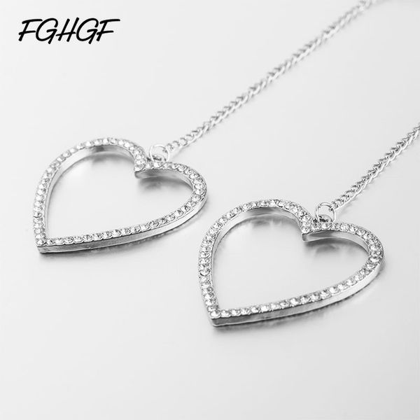 

fghgf 2019 новая мода brincos oorbellen bijoux кристалл горного хрусталя полые пятиконечная звезда висячие серьги женские украшения, Golden;silver