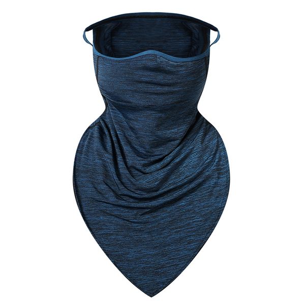 

2020 outdoor sports ice silk antisweat scarf neck warmer headband face mask brand new and high quality, Black