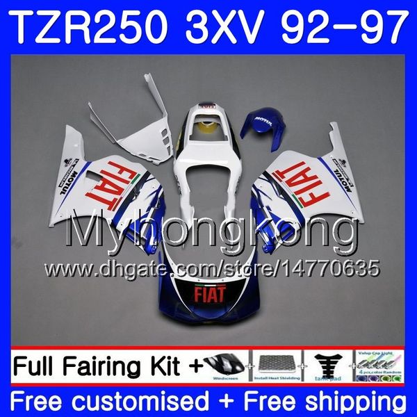 Kit für Yamaha TZR250RR RS TZR250 92 93 94 95 96 97 245HM.40 TZR 250 3XV YPVS TZR 250 blau weiß heiß 1992 1993 1994 1995 1996 1997 Verkleidung