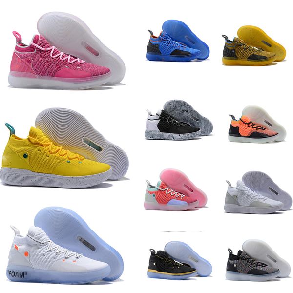 

2020 mens trainers kd 11 ep black foam pink paranoid oreo ice basketball shoes original kevin durant xi kd11 sneakers size 7-12