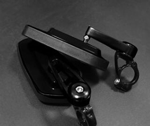 

1 pairs motorcycle modified vintage handle bar end side mirror rearview rear view for msx125 black