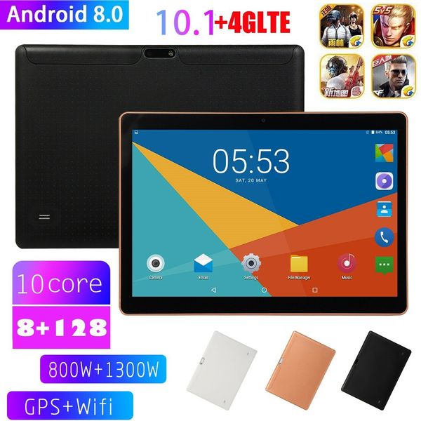 

10 1 quot 4g lte tablet pc 8 128g ten core android 8 0 wifi phone phablet 2 im gp