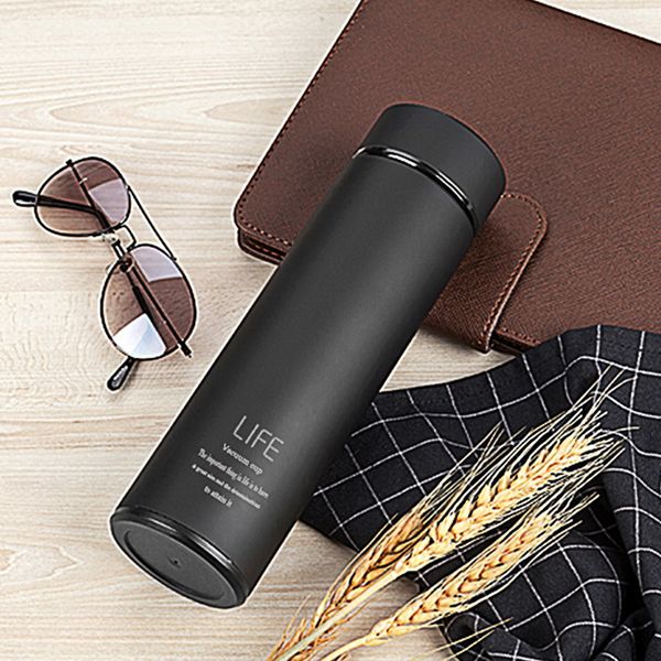 

400/500ml thermos tea mug with strainer vacuum flask with filter stainless steel thermal cup coffee mug water bottle office