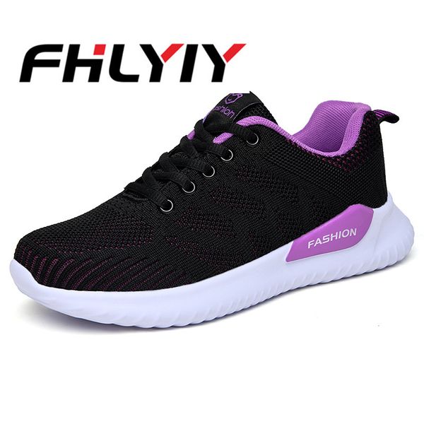 

женщины спортивной обувь мода кроссовки дышащих полуботинки сетка lace up flat кроссовки женщина тенис feminino vulcanized, Black