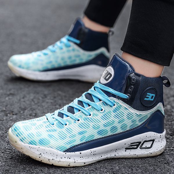 

casual shoes couple high-basketball shoes cushioning running sport breathable walking outdoor training sneakers, Black