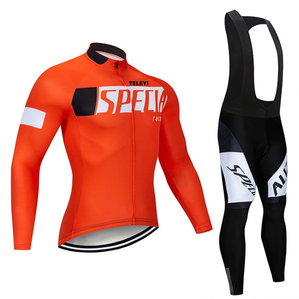 

2018 cycling wear new blue cycling jersey sets mtb bike bicycle breathable bib pants long sleeve clothes ropa ciclismo, Black;red