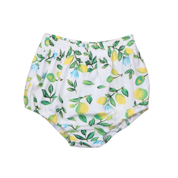 

cute infant baby girls vest pp shorts bottoms clothes kid lemon outfits 0-4y