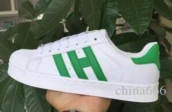 

new spring and autumn fashion men women superstar super shoes golden size 36-44 skateboarding shoes flat shoes size46, Black