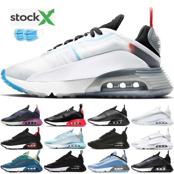 

new stock x running shoes 2090 for women men pure platinum lava glow duck camo bright crimson breathable mens trainer sports sneakers