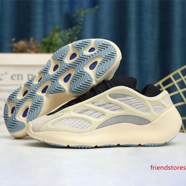 

kanye weat running shoes men women azael white alvah 700 v3 sport snaekers with stockx designer shoes trainers us 5-11