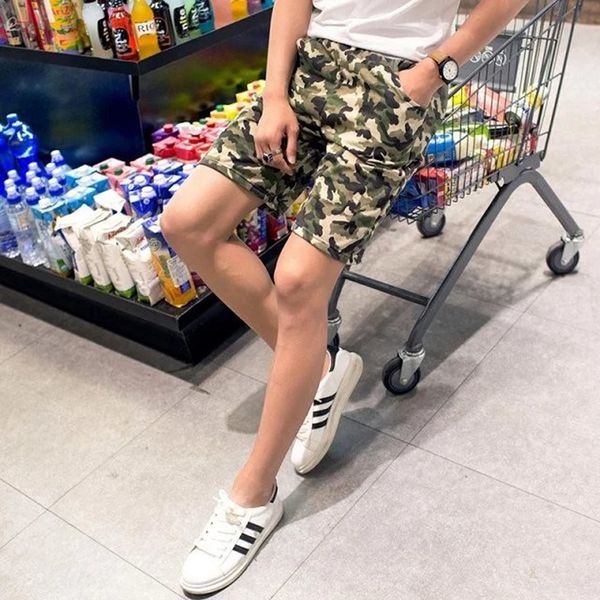 

camo casual shorts 2019 selling comfortable cotton breathable fashion home casual fit for young boy adult, White;black