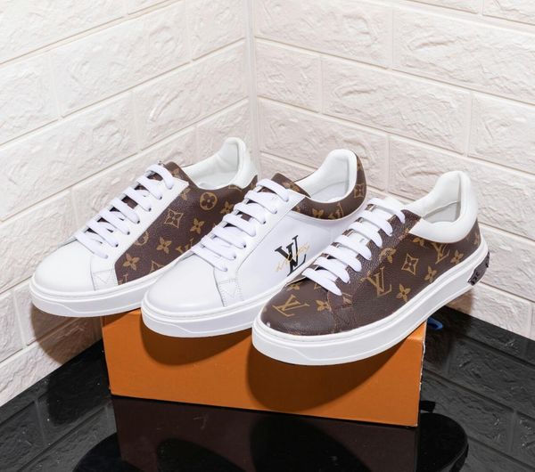

2019m logo printed stripes platforms men shoes luxury designer mens casual shoes genuine leather breathable lace up casual shoes