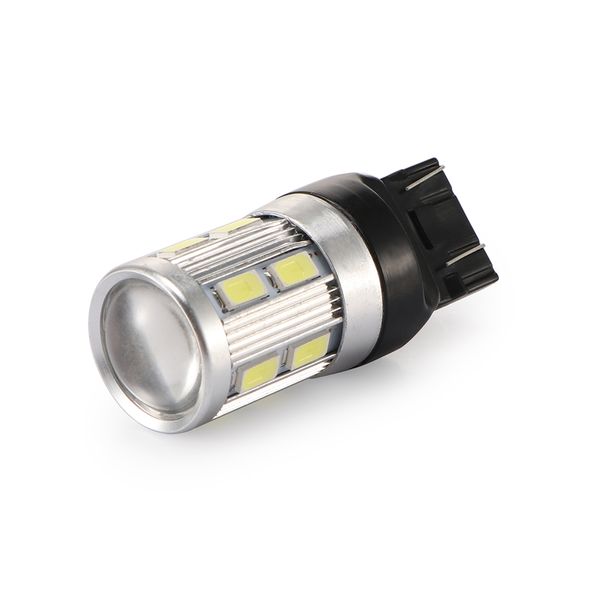 

car lamp bulb reverse light source auto lamp pure white 12 led chip smd 5730 t20 7443 turn on signal parking lights