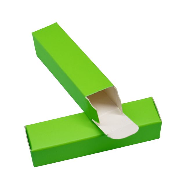 

2*2*8.5cm green kraft paper box wedding favor diy lipstick package cradboard boxes small gift packing box paperboard boxes 50pcs